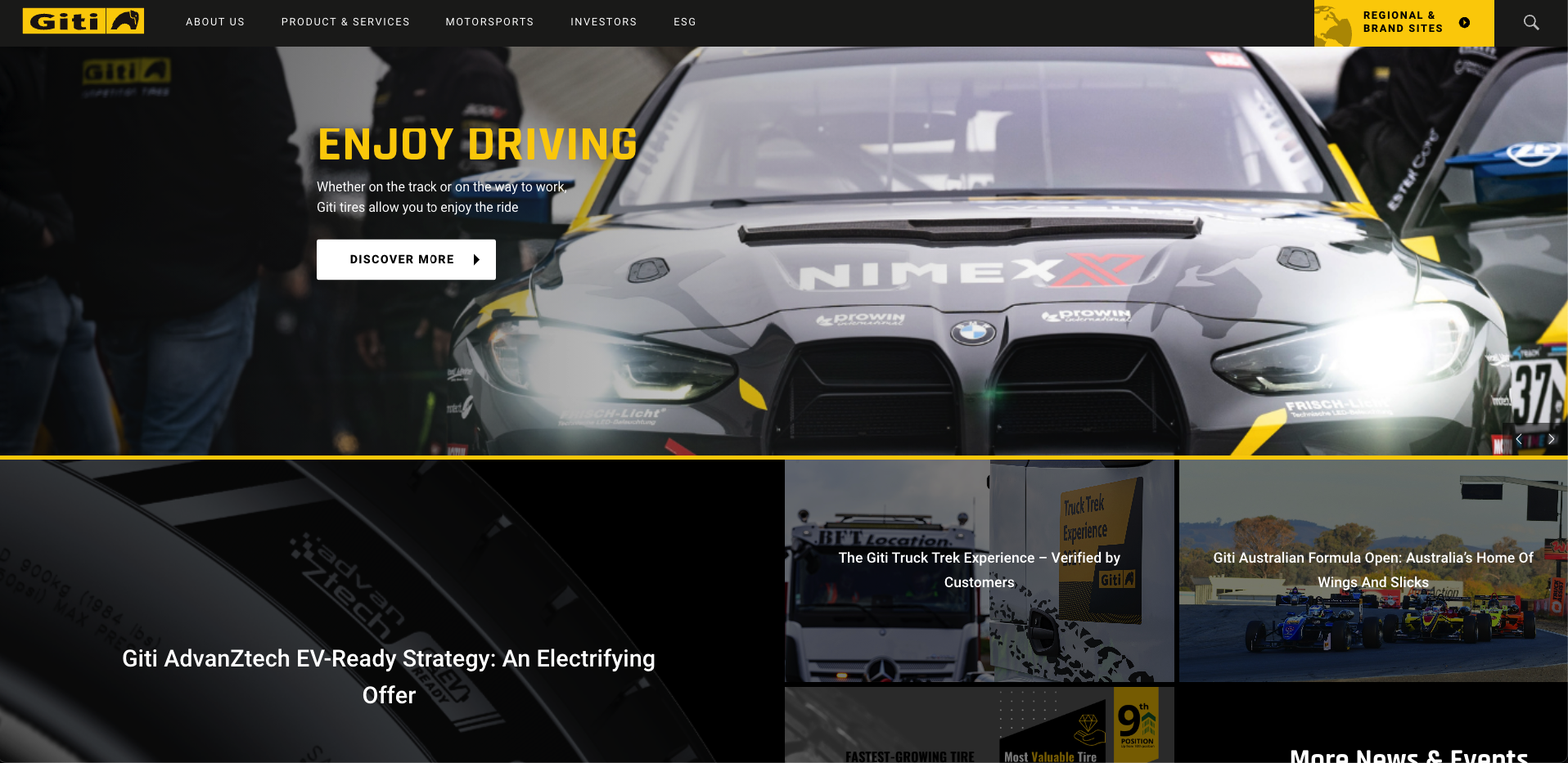 Giti Tire Introduces New Global Website